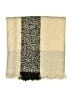Free People 100% Acrylic Ivory Black Scarf One size - photo 2
