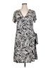 En Focus Studio Print Gray Casual Dress Size 14 - photo 1