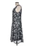 Perceptions Paisley Gray Casual Dress Size L - photo 5
