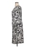 En Focus Studio Print Gray Casual Dress Size 14 - photo 5