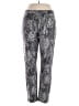 Susan Graver Animal Print Silver Casual Pants Size L (tall) - photo 1