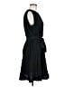DKNY 100% Polyester Chevron-herringbone Black Cocktail Dress Size 8 - photo 4