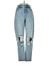 American Eagle Outfitters 100% Cotton Hearts Blue Jeans Size 0R - photo 1