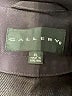 Gallery 100% Polyester Black Trenchcoat Size XL - photo 6