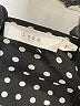 Lush Polka Dots Black Sleeveless Blouse Size S - photo 7