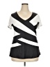 Unbranded Black Short Sleeve Top Size XXL - photo 1