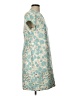 J. McLaughlin Paisley Teal Ivory Cocktail Dress Size 12 - photo 4