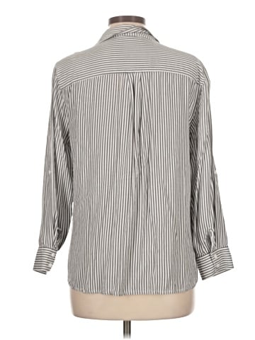 TWO by Vince Camuto 3/4 Sleeve Button-Down Shirt (view 2)