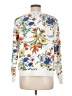Talbots 100% Cotton Floral White Pullover Sweater Size M - photo 2