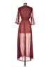 Unbranded Paisley Red Casual Dress Size M - photo 2