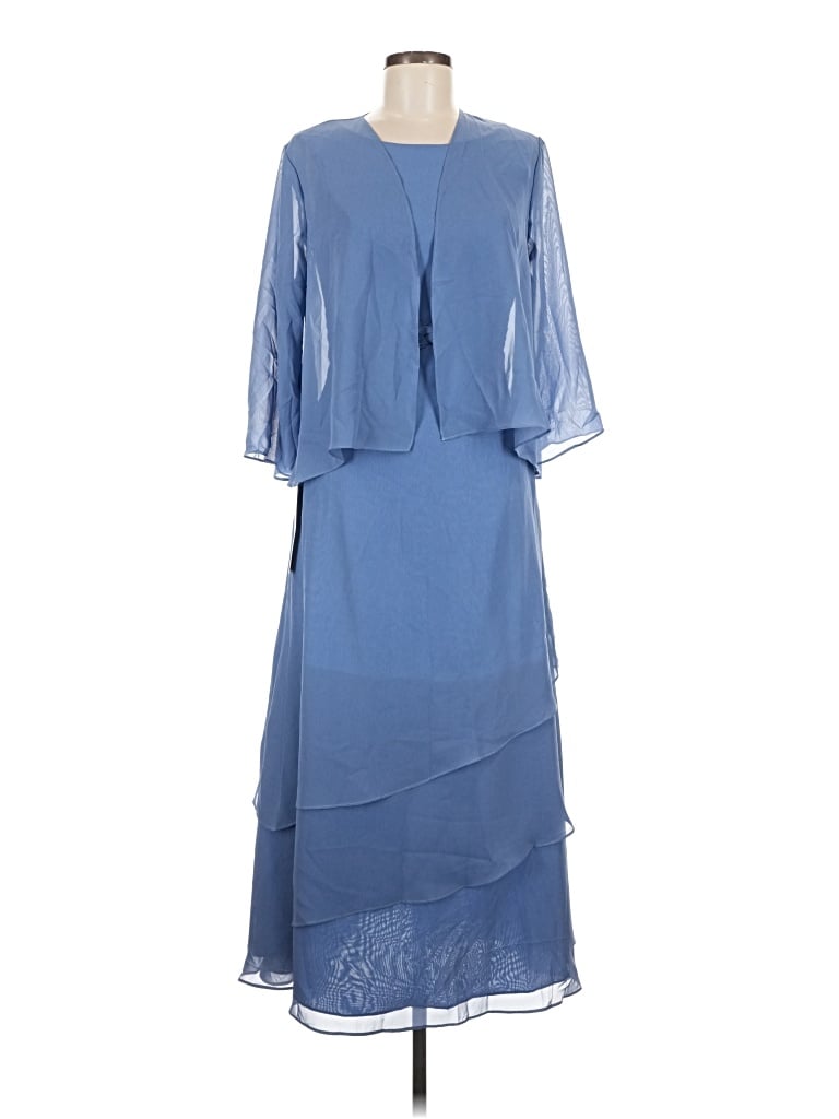 Pre-owned Wear Your Love Cocktail Dress In Blue