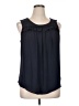 Ann Taylor 100% Polyester Black Sleeveless Blouse Size XL - photo 1
