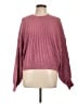 Sophie Rue Solid Burgundy Pullover Sweater Size L - photo 1