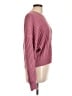 Sophie Rue Solid Burgundy Pullover Sweater Size L - photo 4