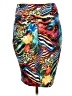 Venus Print Teal Casual Skirt Size L - photo 2