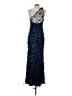 Dessy Collection 100% Polyester Blue Cocktail Dress Size 4 - photo 2