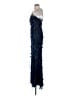 Dessy Collection 100% Polyester Blue Cocktail Dress Size 4 - photo 5