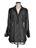 Max Studio 100% Polyester Houndstooth Black 3/4 Sleeve Blouse Size M - photo 1