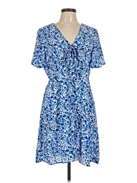 emma and michele blue dress Emma petal-detail drawstring maxi dress in Blue