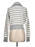 Sage + Stone Stripes Silver Pullover Sweater Size L - photo 2