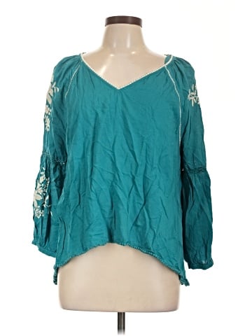 Sundance 3/4 Sleeve Blouse (view 1)