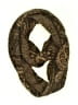 Tickled Pink Brown Scarf One size - photo 1