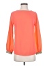 Stella & Dot 100% Polyester Orange 3/4 Sleeve Blouse Size XS - photo 1