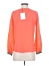 Stella & Dot 100% Polyester Orange 3/4 Sleeve Blouse Size XS - photo 2