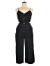 Madewell 100% Silk Solid Black Jumpsuit Size 14 - photo 1