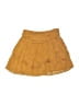 Mustard Seed 100% Polyester Solid Gold Casual Skirt Size S - photo 1