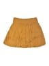 Mustard Seed 100% Polyester Solid Gold Casual Skirt Size S - photo 2