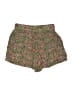 Boden 100% Viscose Floral Green Shorts Size 2 - photo 1