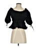 Kourt 100% Cotton Black 3/4 Sleeve Blouse Size S - photo 1