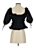 Kourt 100% Cotton Black 3/4 Sleeve Blouse Size S - photo 2