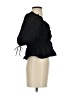 Kourt 100% Cotton Black 3/4 Sleeve Blouse Size S - photo 4