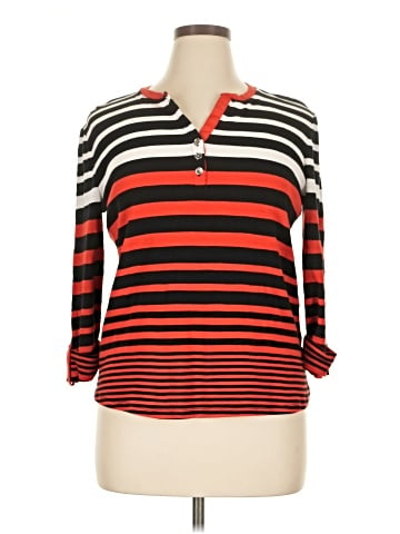 Jones New York Signature 3/4 Sleeve Top (view 1)
