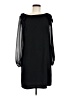 Ann Taylor 100% Polyester Solid Black Cocktail Dress Size 6 - photo 1