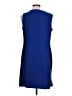 Peter Nygard Graphic Blue Cocktail Dress Size L - photo 2