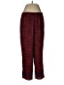 Linea by Louis Dell'Olio 100% Polyester Print Red Casual Pants Size M - photo 1