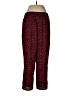 Linea by Louis Dell'Olio 100% Polyester Print Red Casual Pants Size M - photo 2