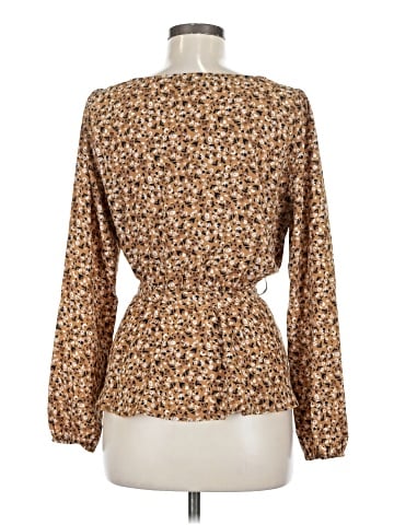 Allegra K Long Sleeve Blouse (view 2)