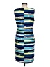 Connected Apparel Graphic Blue Cocktail Dress Size 12 - photo 2