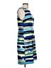 Connected Apparel Graphic Blue Cocktail Dress Size 12 - photo 4
