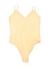 Topshop Solid Yellow One Piece Swimsuit Size 8 - photo 1