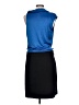 BCBGMAXAZRIA Color Block Blue Cocktail Dress Size L - photo 2