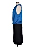 BCBGMAXAZRIA Color Block Blue Cocktail Dress Size L - photo 5