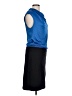BCBGMAXAZRIA Color Block Blue Cocktail Dress Size L - photo 4