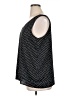 Ann Taylor 100% Polyester Polka Dots Black Sleeveless Blouse Size XL - photo 5
