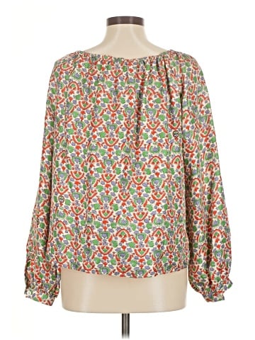 Tory Burch 3/4 Sleeve Silk Top (view 2)