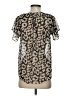 Express 100% Polyester Black Short Sleeve Blouse Size S - photo 2